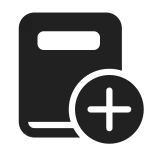 Dictionary Add SVG Icon